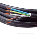 3 núcleos cable de cobre cable de goma flexible